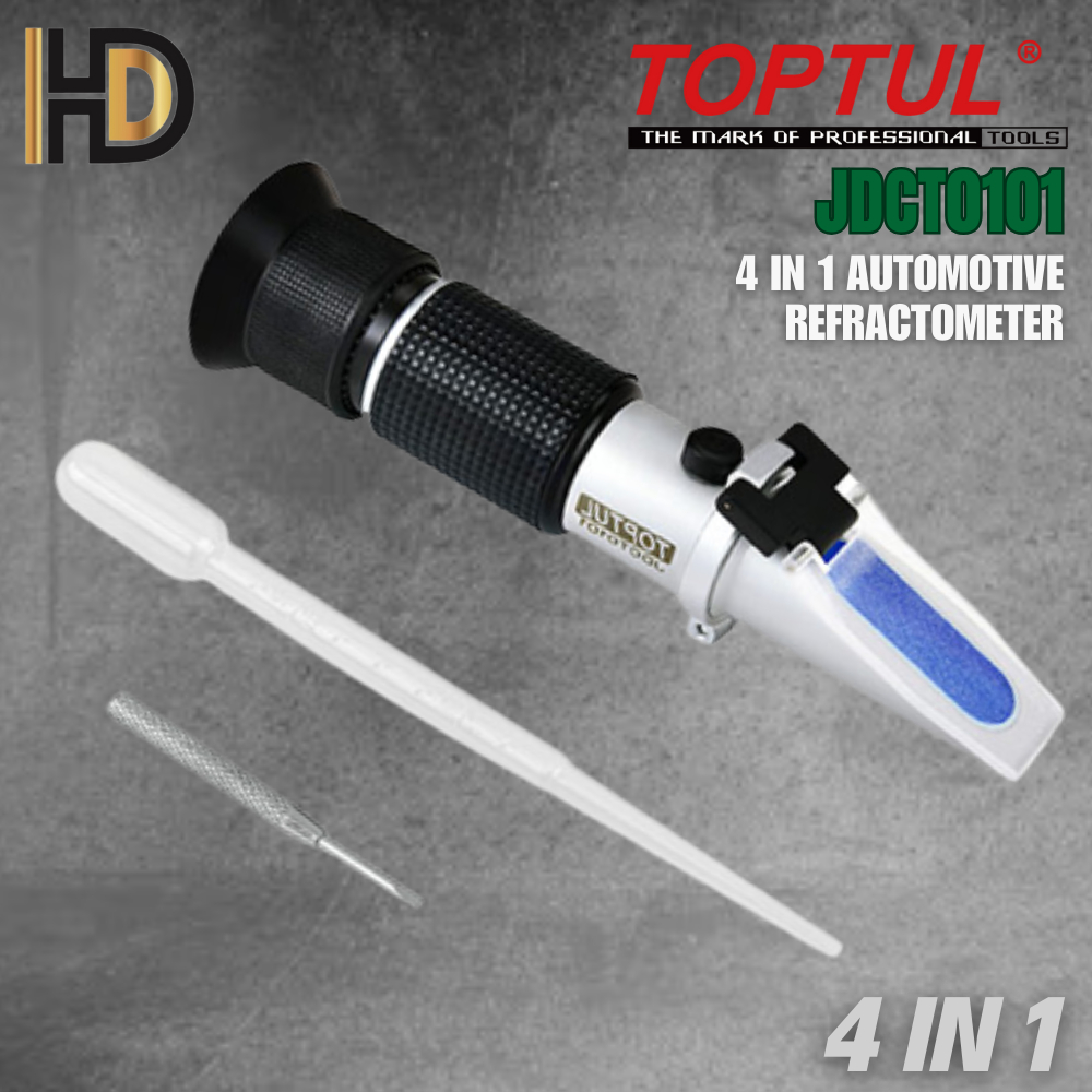 TOPTUL 4 In 1 Automotive Refractometer / Heavy Duty 4 In 1 Automotive ...