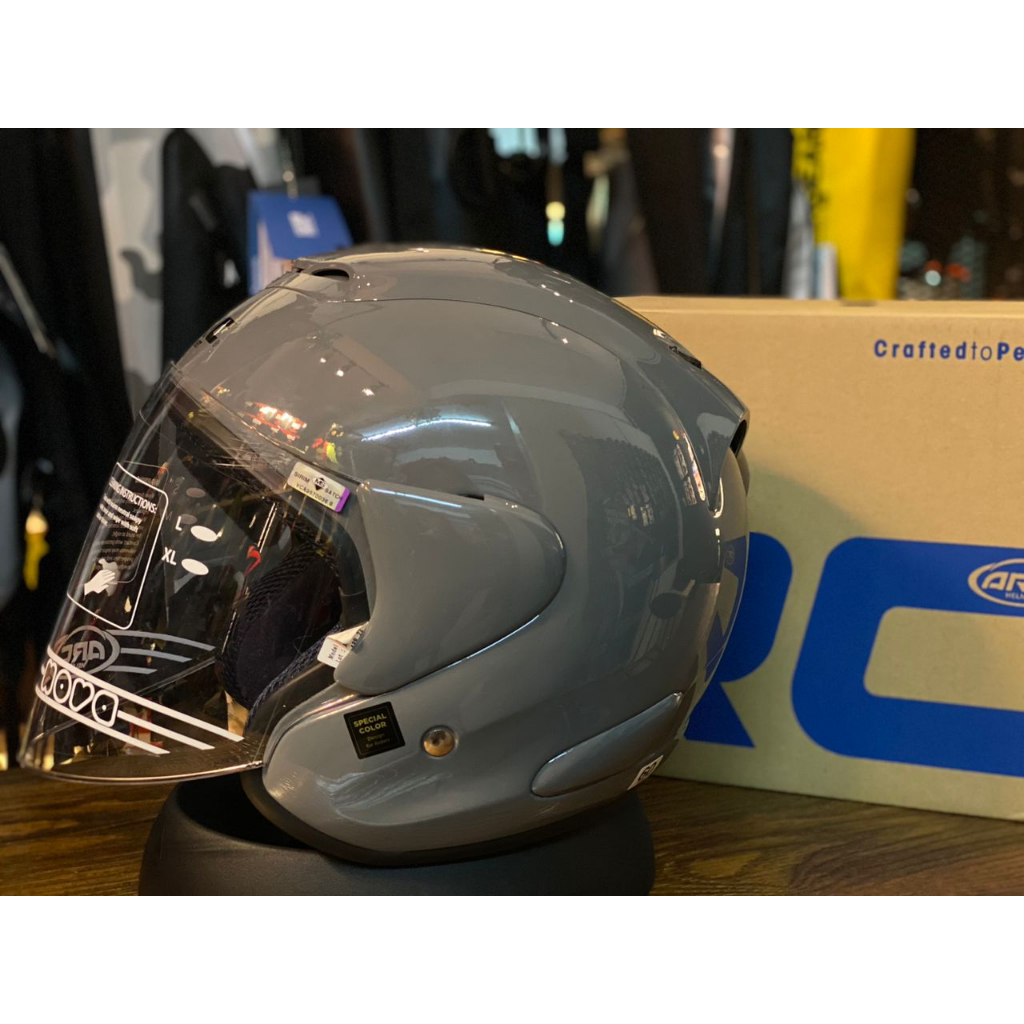 HELMET ARC RITZ MODERN GREY V1/V2 | Shopee Malaysia