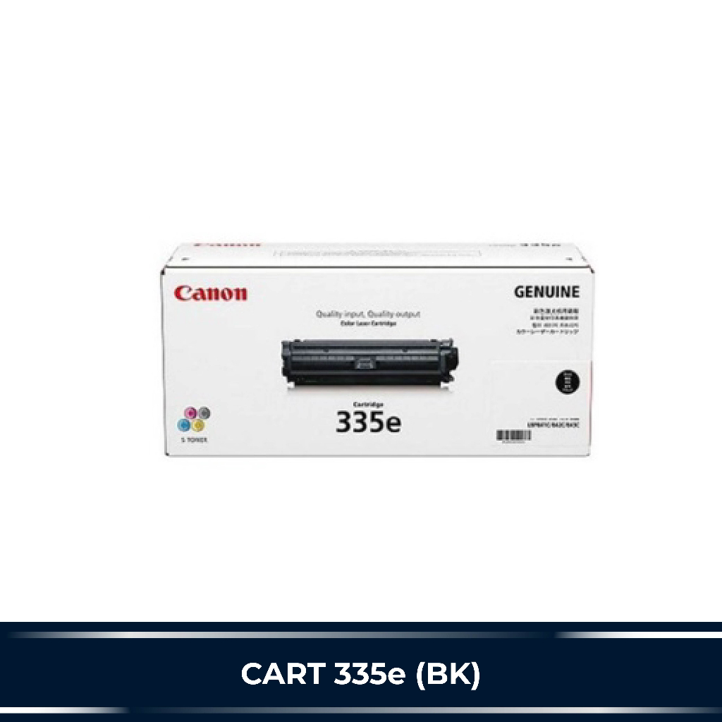 CANON ORIGINAL CARTRIDGE 335E & 335 SERIES -BLACK/ CYAN/ MAGENTA ...