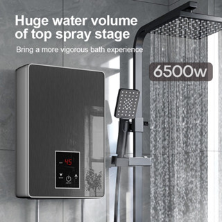 OOKAS Instant Water Heater Shower Electric LCD Touchscreen With Self ...