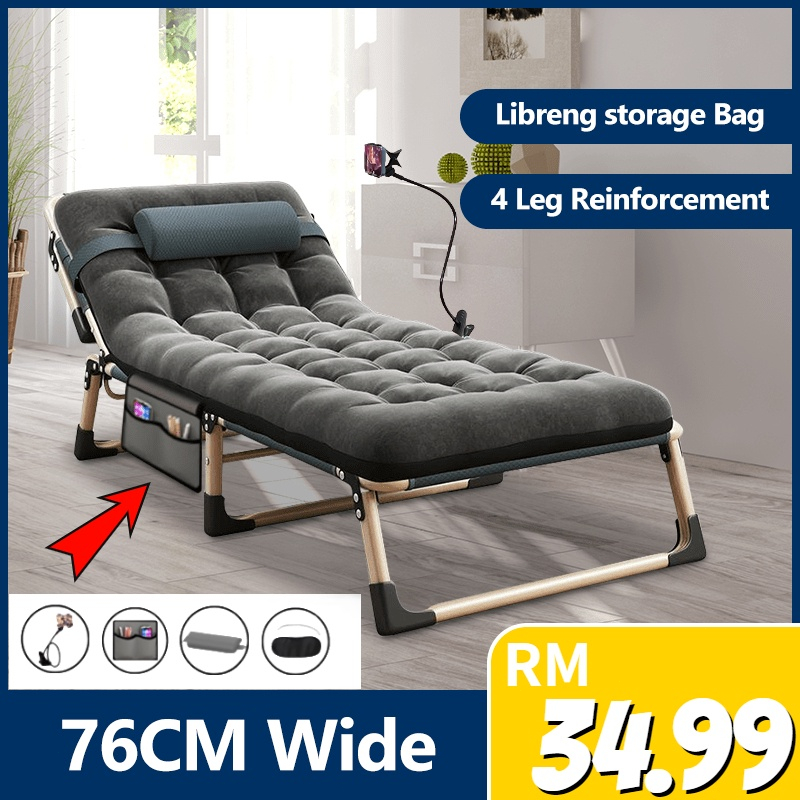 KERUSI MALAS Lazy Chair Folding Bed Portable Bed Premium Foldable