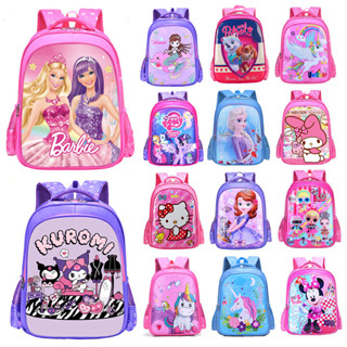 Barbie Bag Soft Material School Bag For Kids Plush Backpack Cartoon Toy