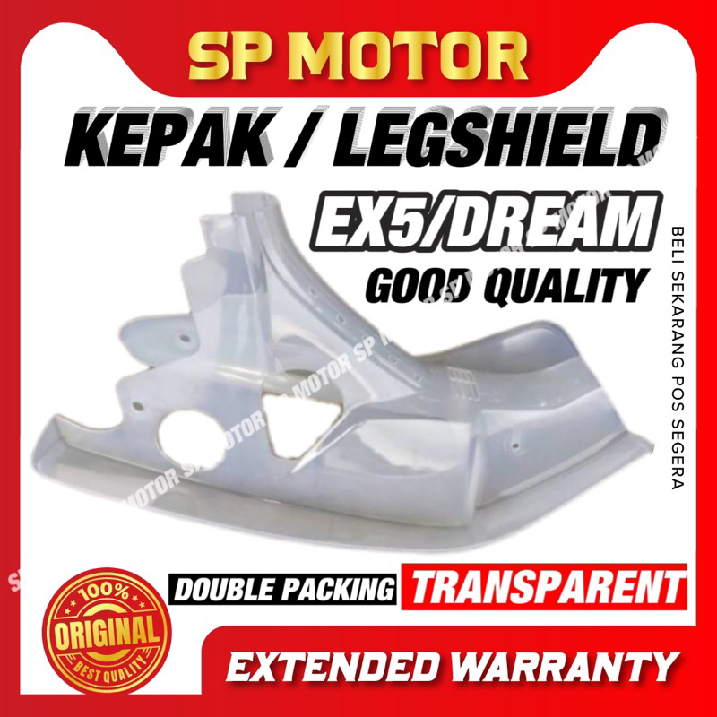 HONDA EX5 LEG SHIELD [Transparent]