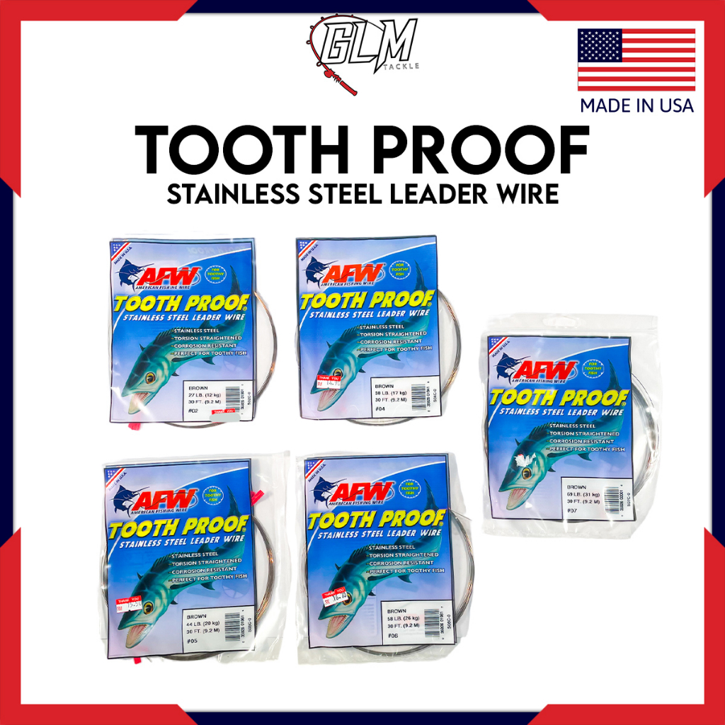 AFW Tooth Proof Stainless Steel Leader Wire