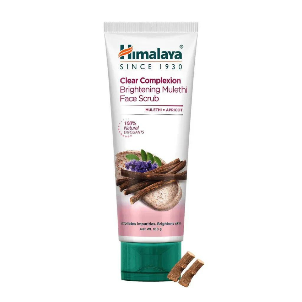 Himalaya Clear Complexion Brightening Mulethi Face Scrub 100g