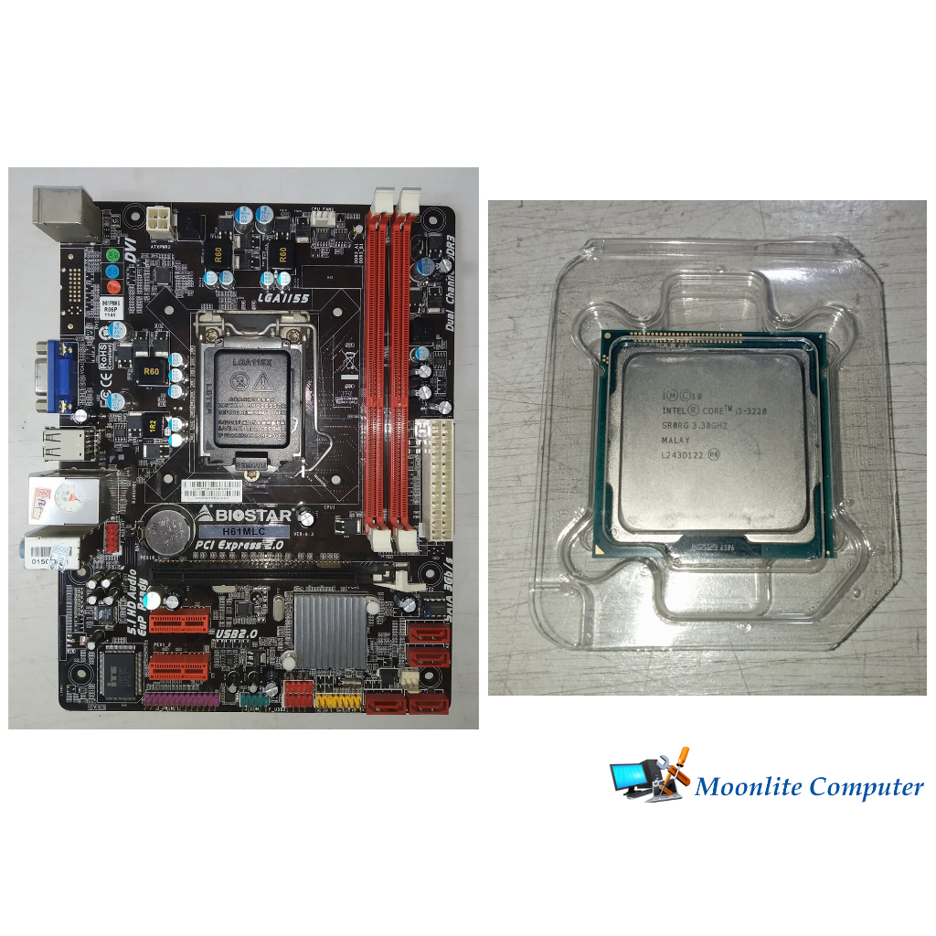 Intel LGA1155 CPU + H61 Motherboard DDR3 | Shopee Malaysia