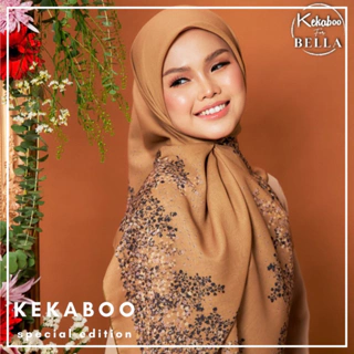 KEKABOO Special Edition - Kekaboo for Bella (Free Brooch) Tudung Bawal Bidang 45 & Bidang 50