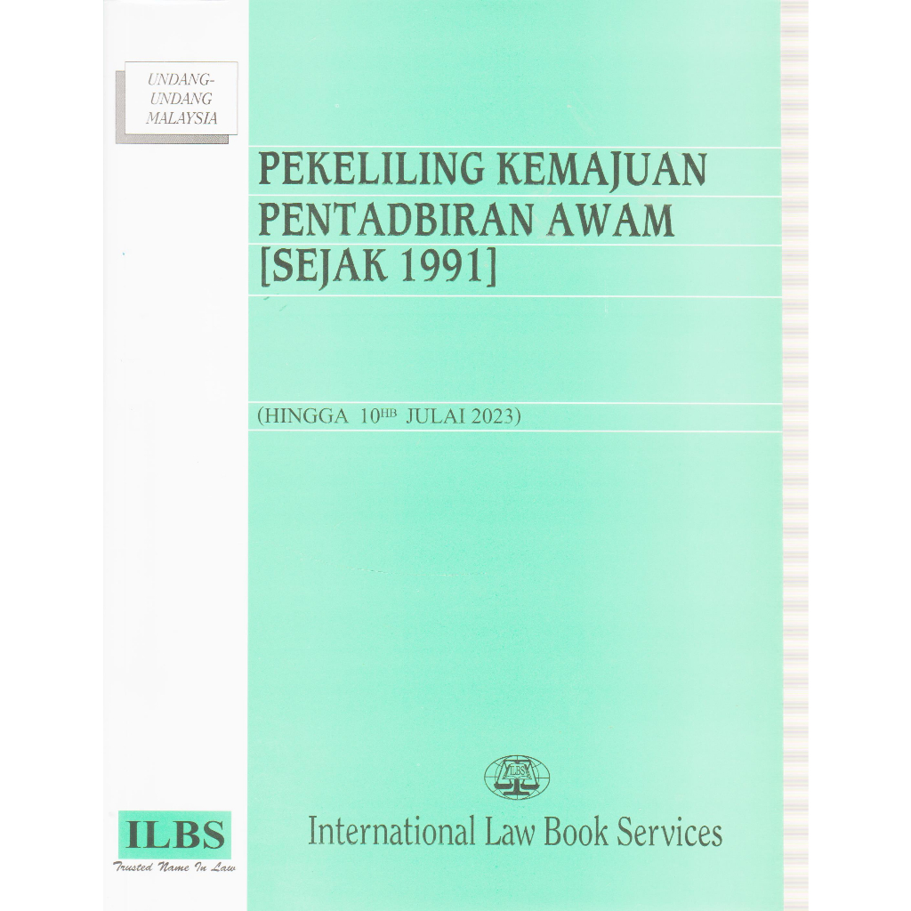 PEKELILING KEMAJUAN PENTADBIRAN AWAM [SEJAK 1991] - EDISI JULAI 2023 ...