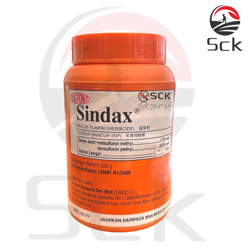 250g Sindax Dupont Racun Rumput Padi Metsulfuron Methyl 1 75