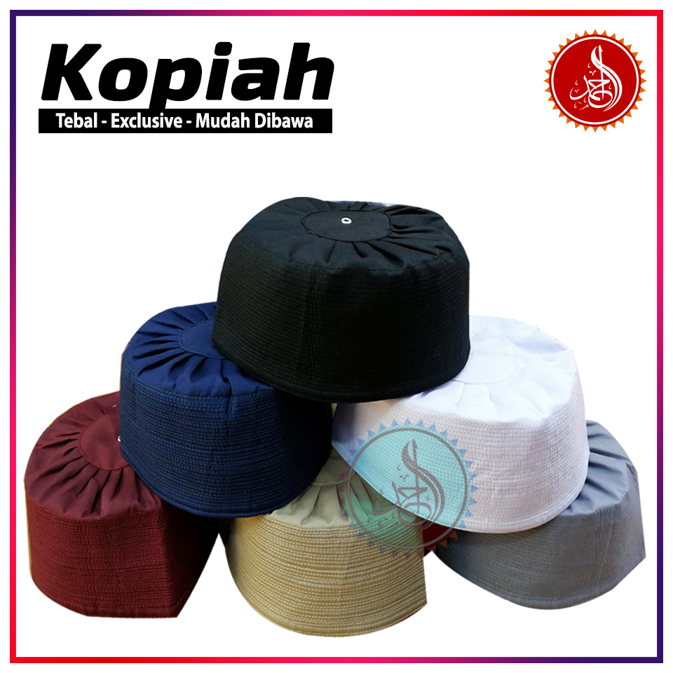Kopiah Tablig (pakai hari hari) Kopiah Hitam / Kopiah Putih | Shopee ...