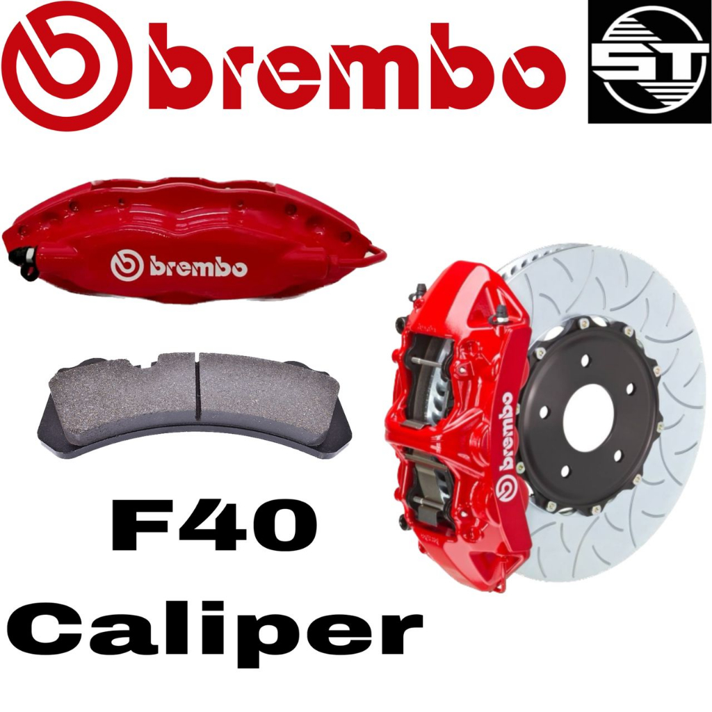 BREMBO F40 Mini 4 Pot Caliper Brake Kit FOR PROTON PERODUA HONDA TOYOTA ...