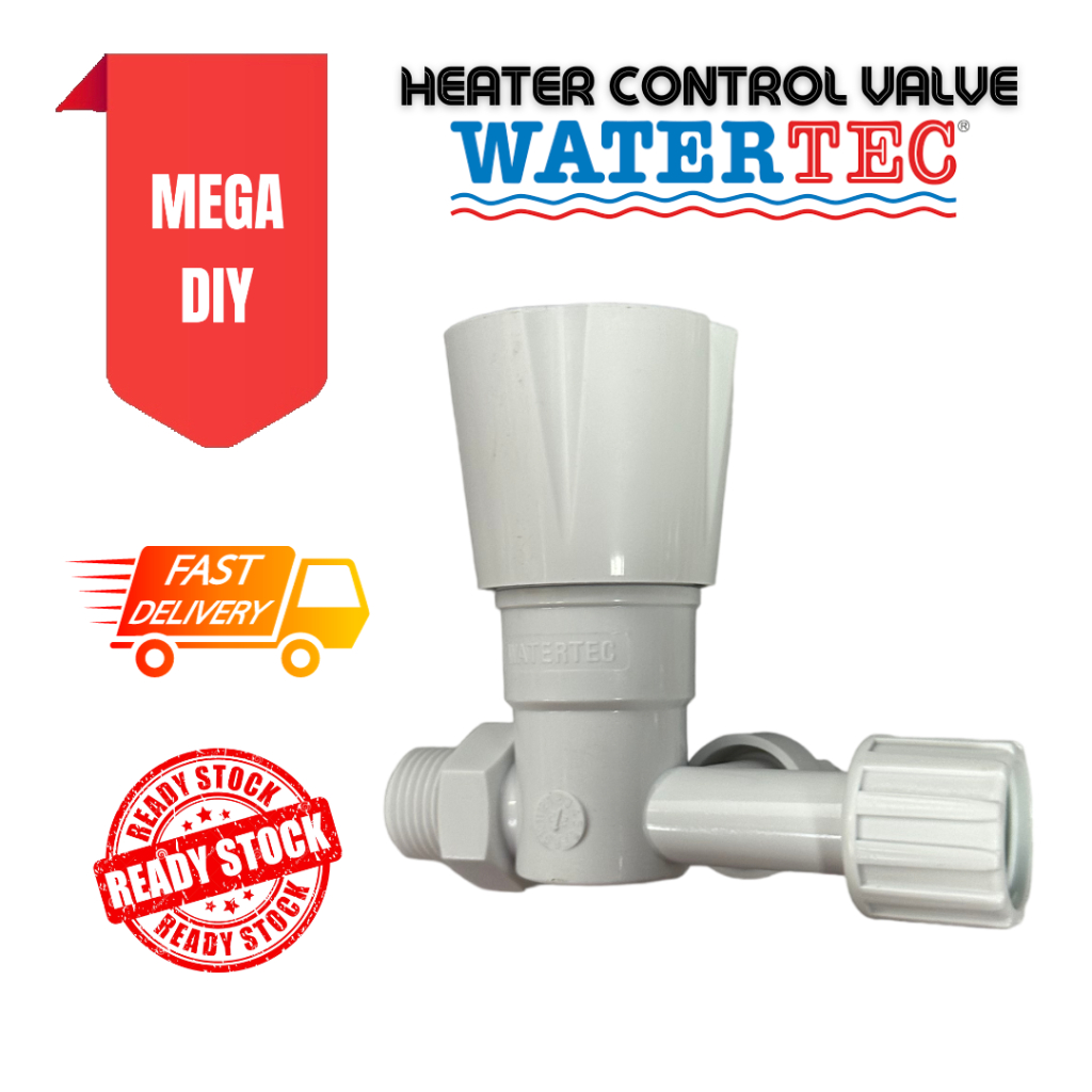 Watertec Water Heater Control Valve 1/2" 15mm Kepala Paip Kawalan Air