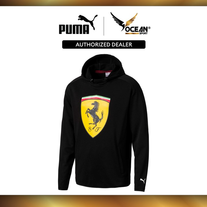 Ferrari hoodie black sale