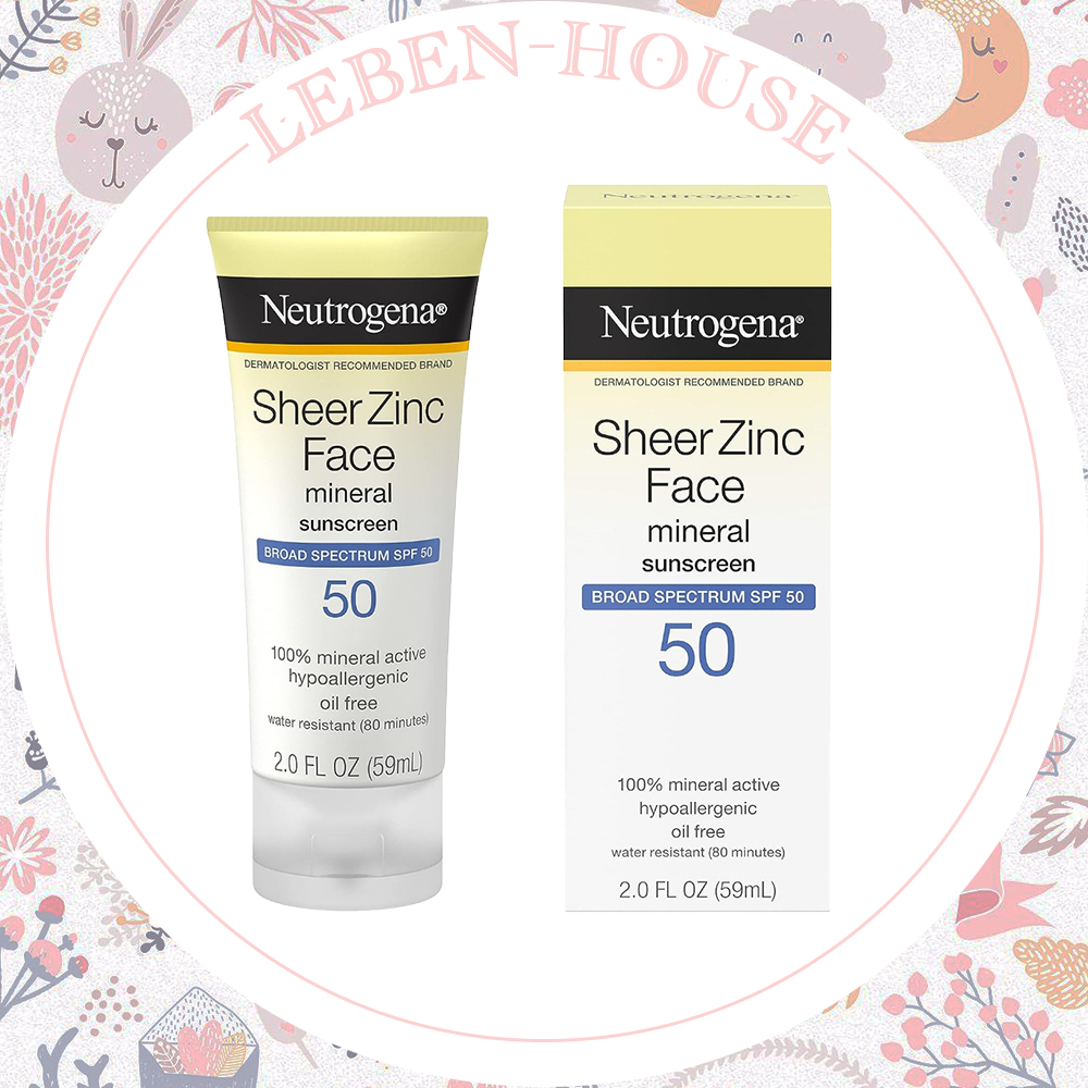 GENUINE•READYSTOCK Neutrogena Sheer Zinc Oxide Dry-Touch Face