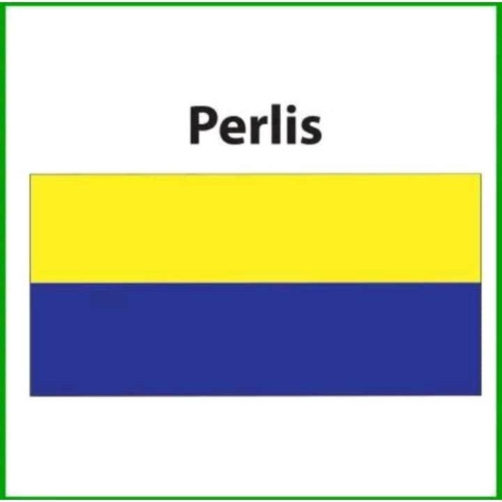 Perlis Flag 3x6ft , Bendera Perlis 3x6ft, Woolen | Shopee Malaysia