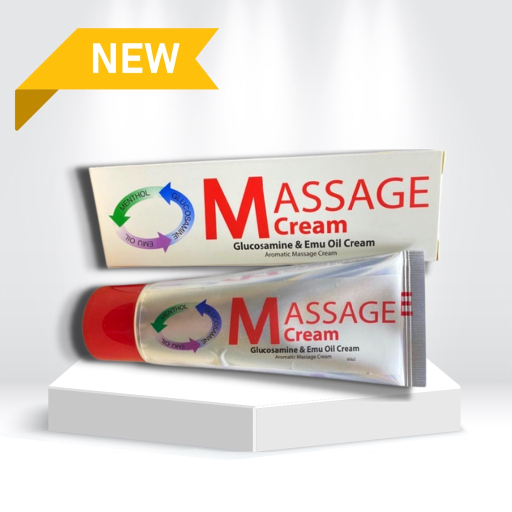 Zyfas J Aromatic Massage Glucosamine & Emu Oil Cream 60mL (Exp April