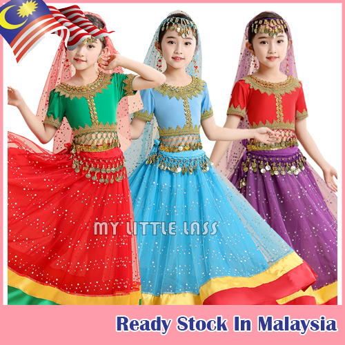 MYLITTLELASS Children Girl Belly Dance Indian Dance Cosplay Kids