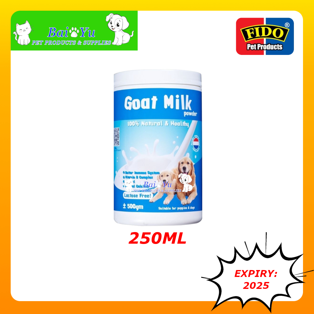 FIDO LACTOSE FREE GOAT MILK POWDER FOR DOG 250ML Shopee Malaysia