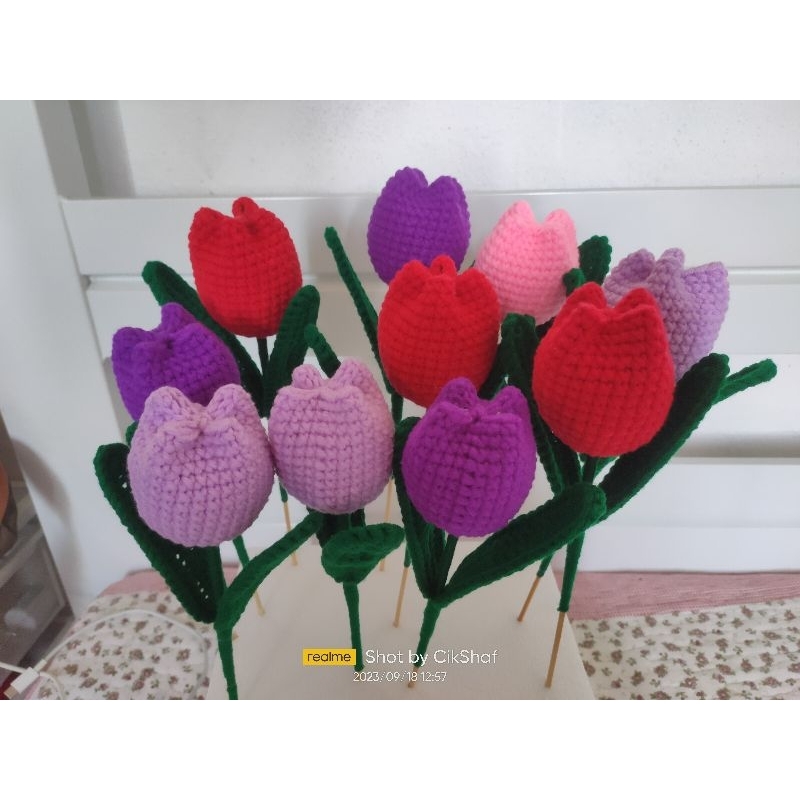 Bunga Tulip Kait (Handmade) | Shopee Malaysia