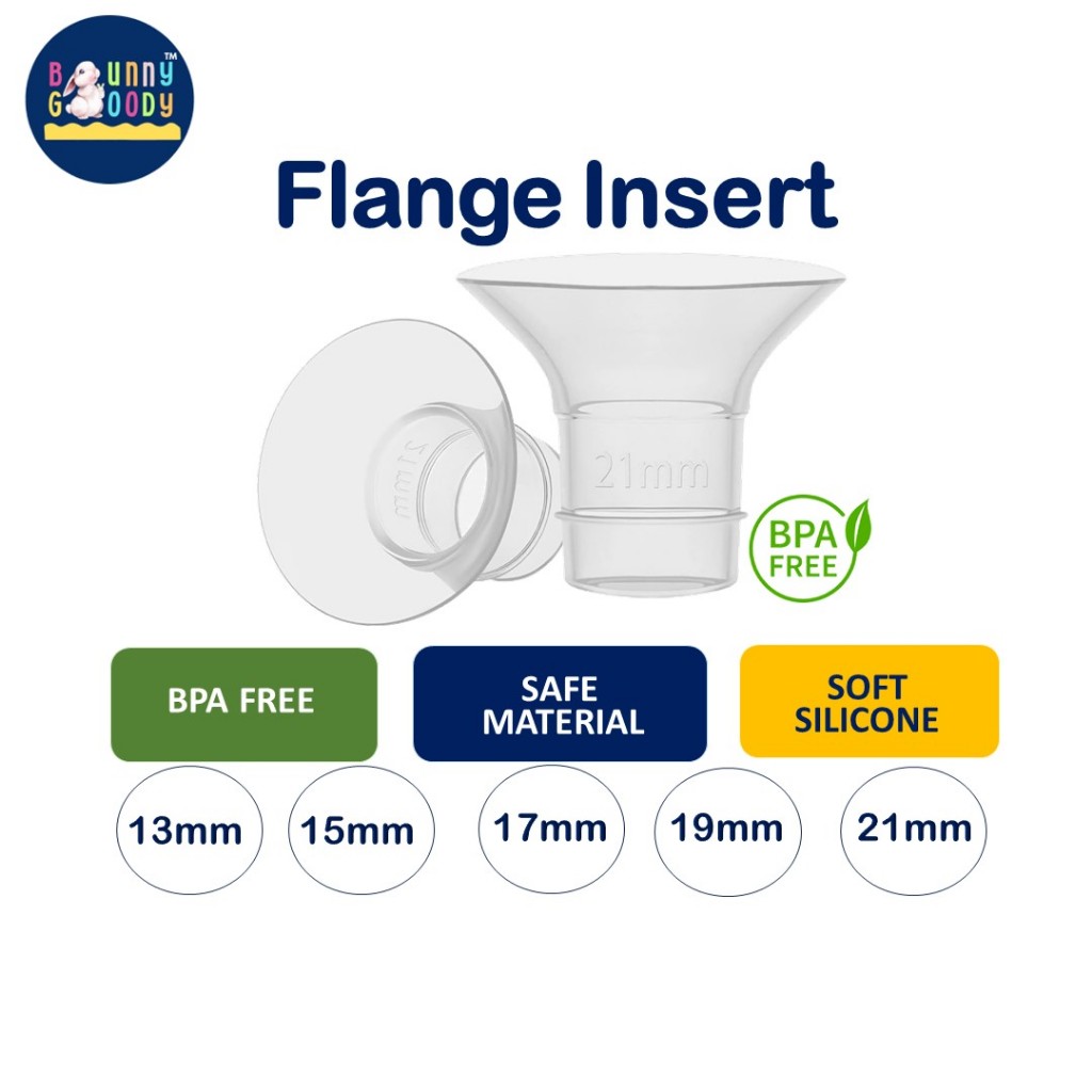 Breast Pump Flange Insert Silicone Funnel Insert Breast Pump BPA FREE Shopee Malaysia