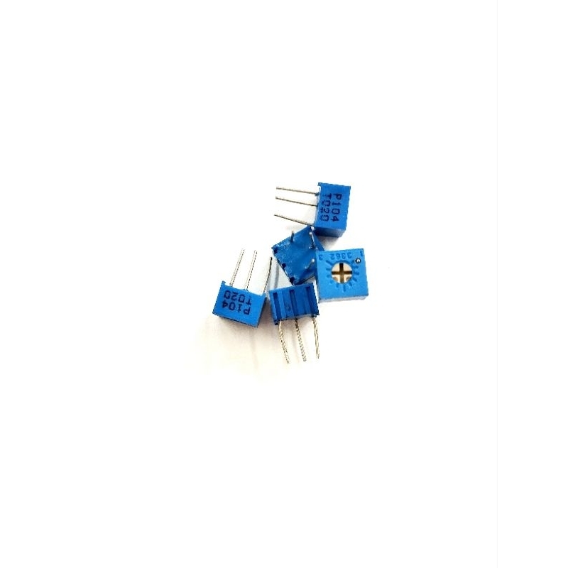 Buy 3362P 100k Ohm Trimpot Trimmer Potentiometer 104 0.5W Online In - Foto 3