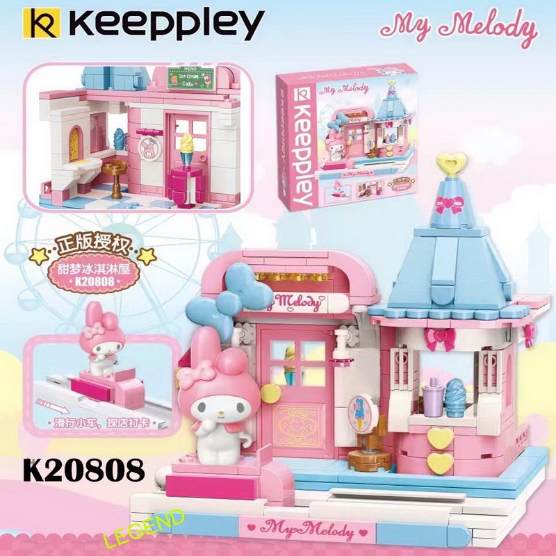 [KEEPPLEY] Keeppley Blocks K20808 Sanrio Series Melody Kuromi House ...