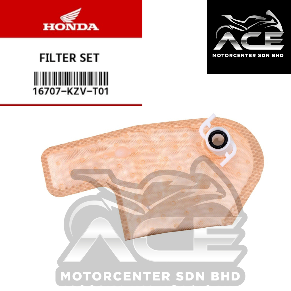 幸运筹码　PET FILTER SET(16707-KZV-T01)100% ORI HONDA GENUINE PART - WAVE 125 V1
