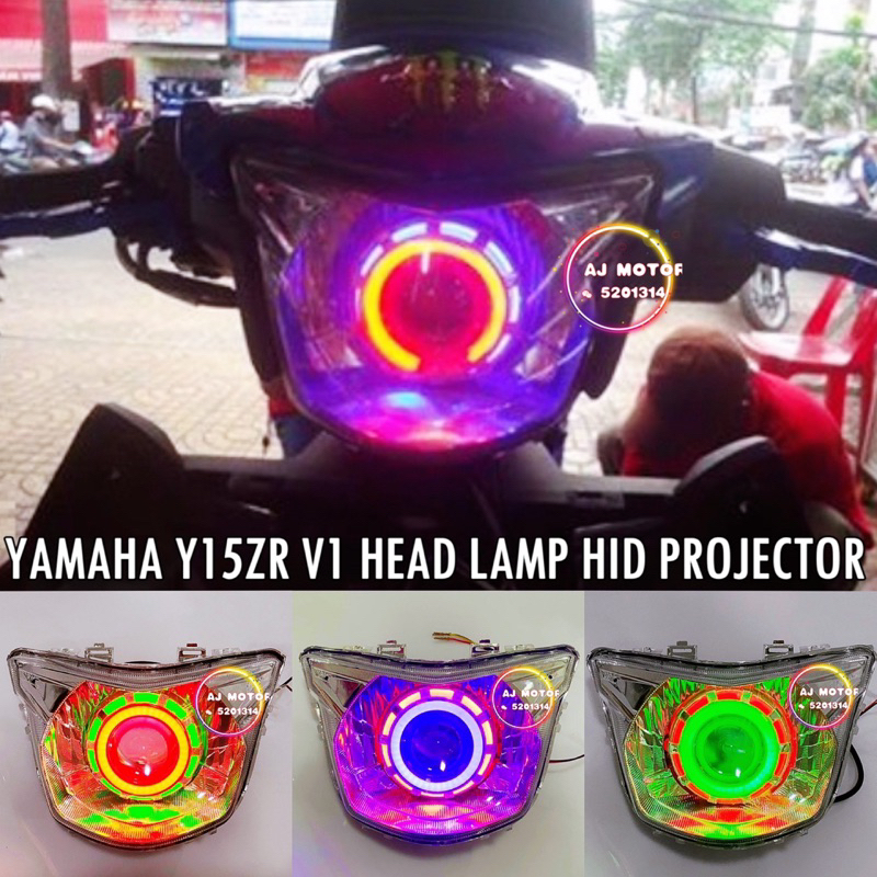 YAMAHA Y15ZR Y15 V1 INDONESIA HEAD LAMP PROJECTOR EAGLE EYE LAMPU DEPAN ...