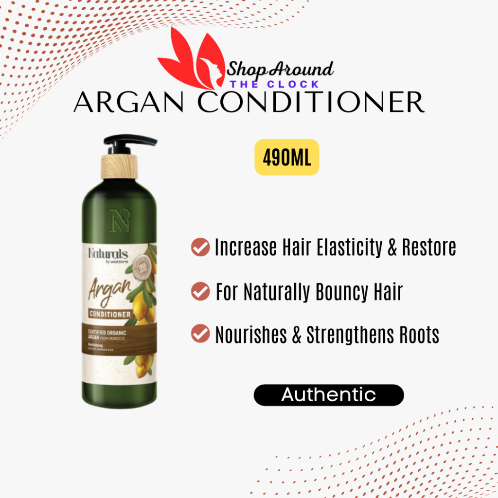 Watsons Naturals Argan Conditioner (490ml) | Shopee Malaysia