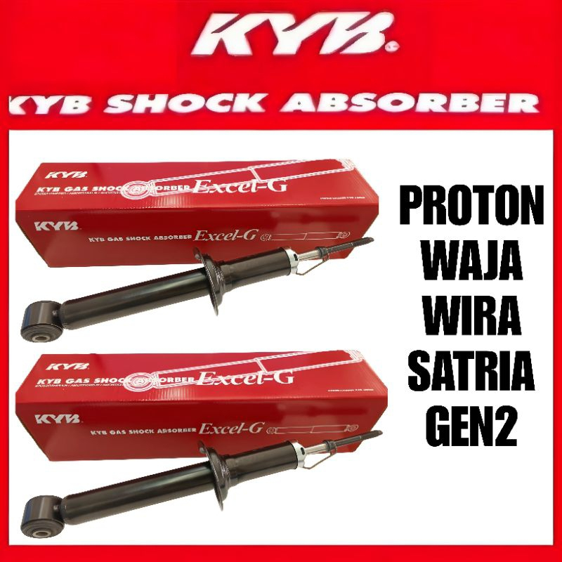 Kyb Proton Wira Satria Waja Gen Absorber Rear Gas Kyb Gas Original Kayaba Suspension Car