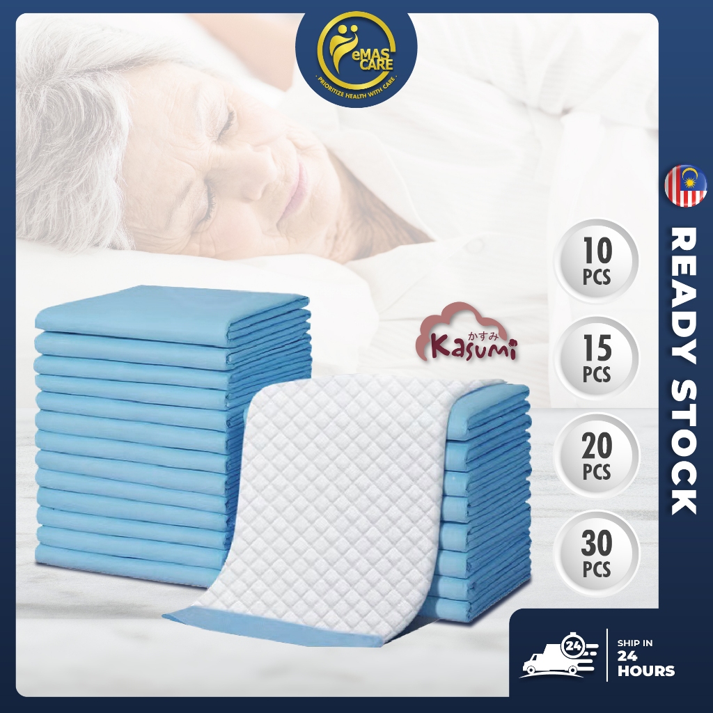 Kasumi Disposable Underpad 60X9060X60cm Incontinence Pads, Super Absorbent Protection Elderly