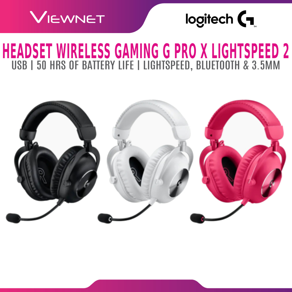 LOGITECH HEADSET WIRELESS USB GAMING G PRO X LIGHTSPEED 2 , LIGHTSPEED