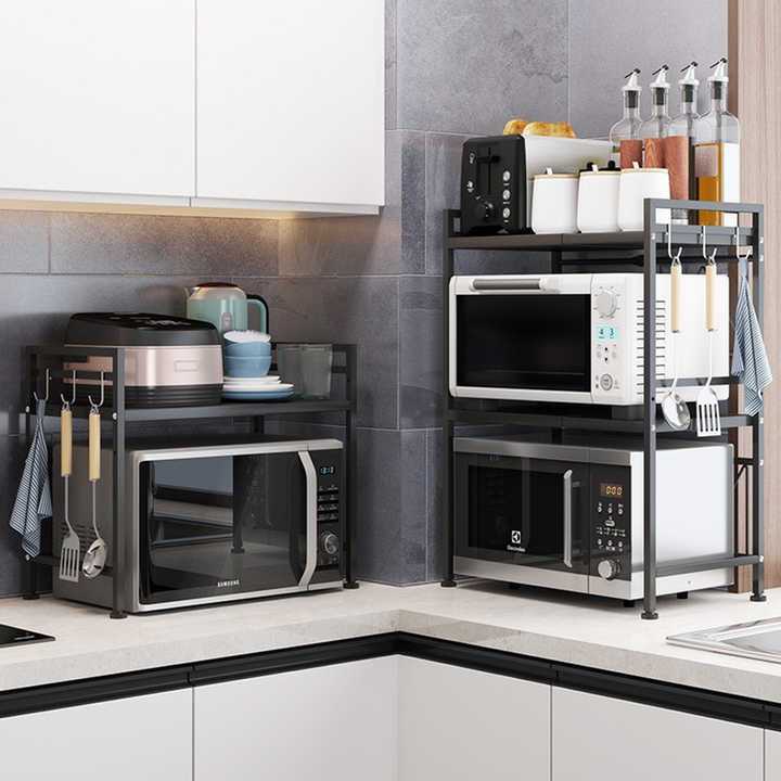 Microwave Oven Rack Stainless Steel Rak Ketuhar Kitchen Rack Rice