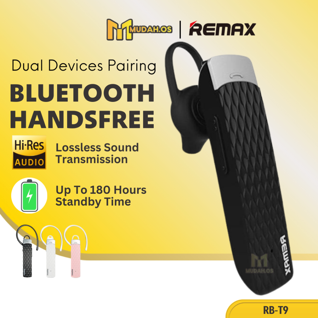 REMAX Earhook Headset For Driving MDRBT9 Wireless Headset For Calls ...
