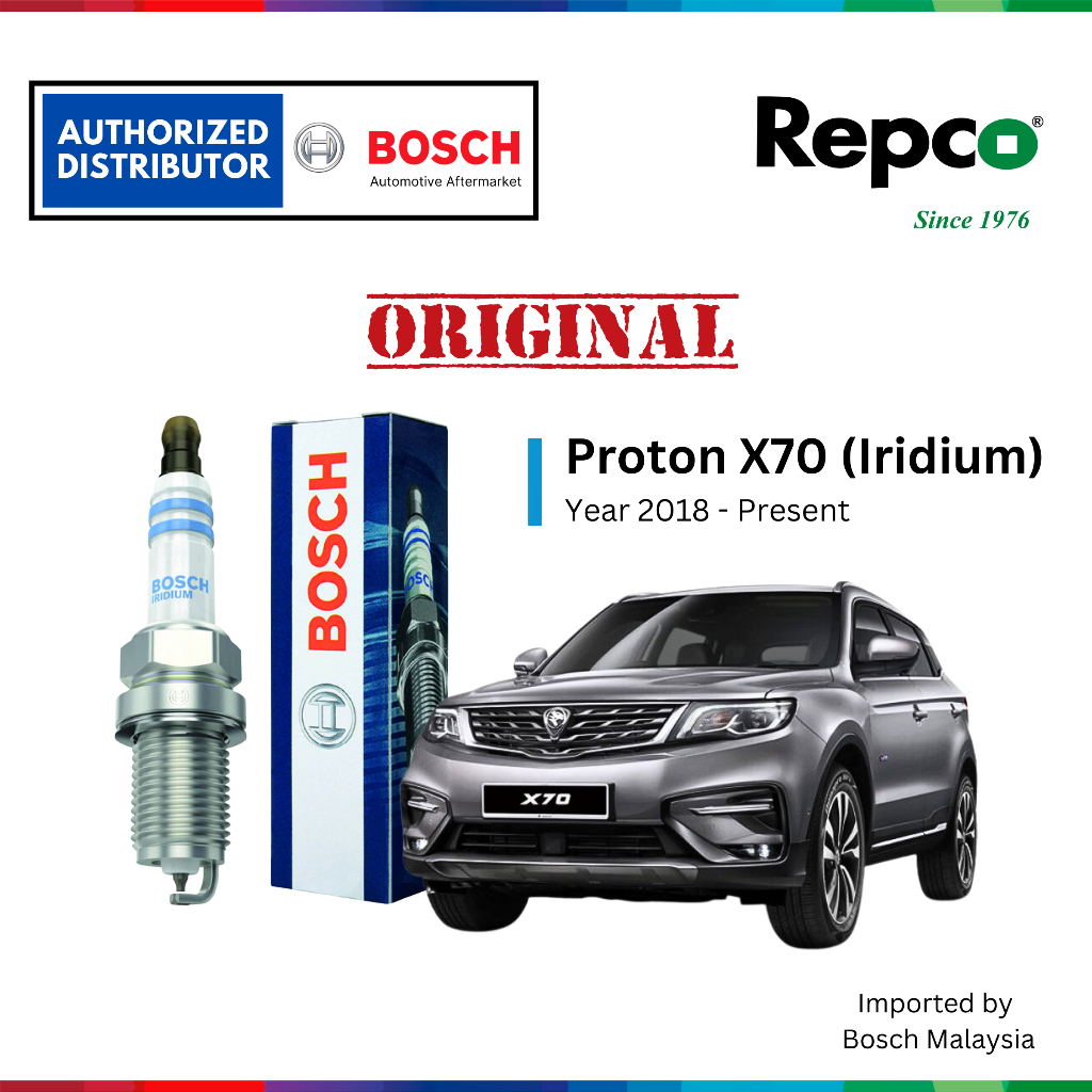 Repco® Bosch Germany Fine Wire Iridium Spark Plugs For Proton X70 (4pcs