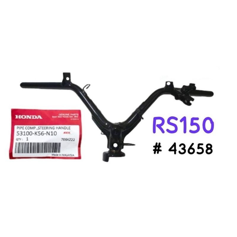 HONDA RS150 PIPE COMP STEERING HANDLE // 53100-K56-N10 100% ORIGINAL ...