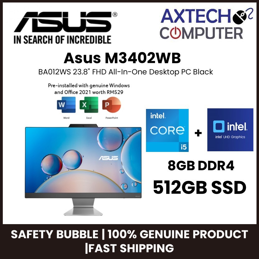 Asus Vivo AIO A3402WB-BA012WS 23.8