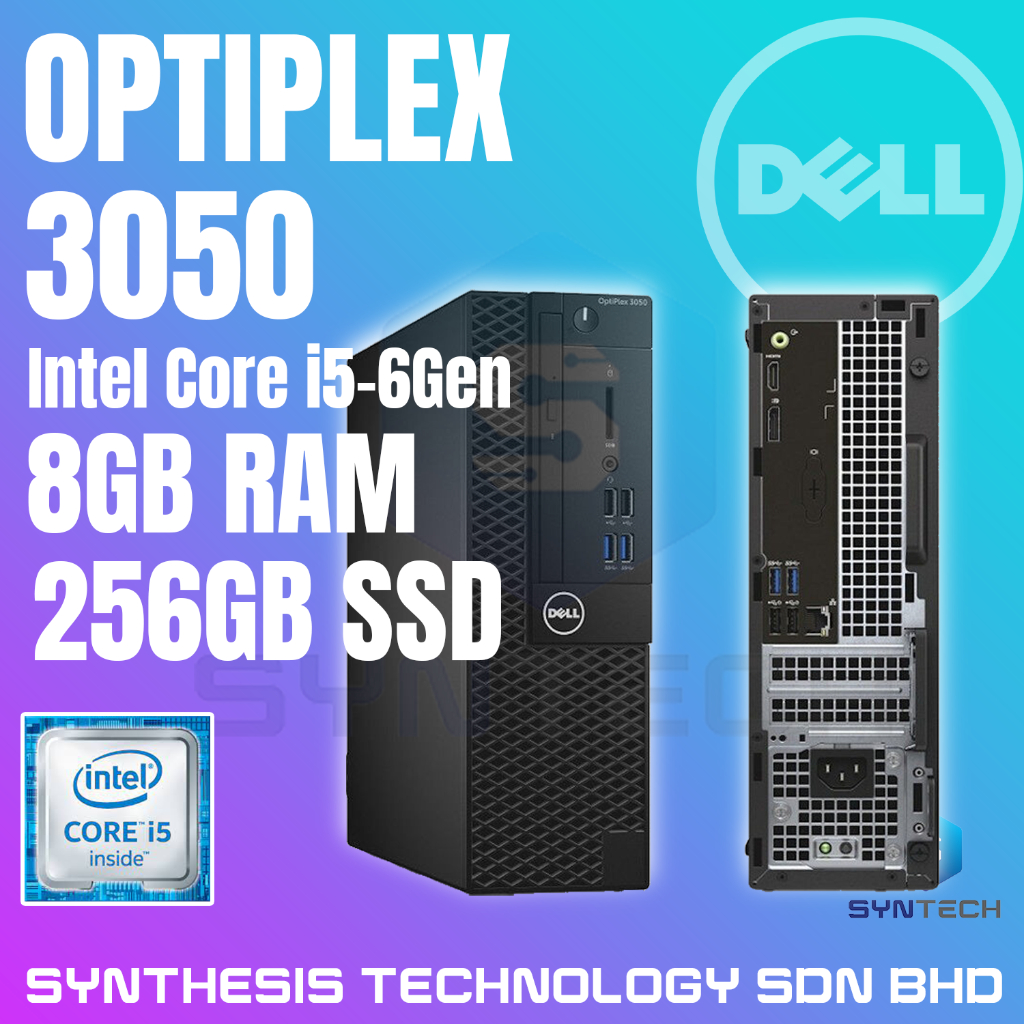 USED DELL OPTIPLEX 3050 SFF DESKTOP PC I5 6GEN CPU SFF I5 CPU