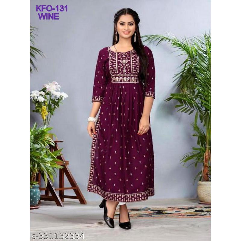 Gaun sale kurti design