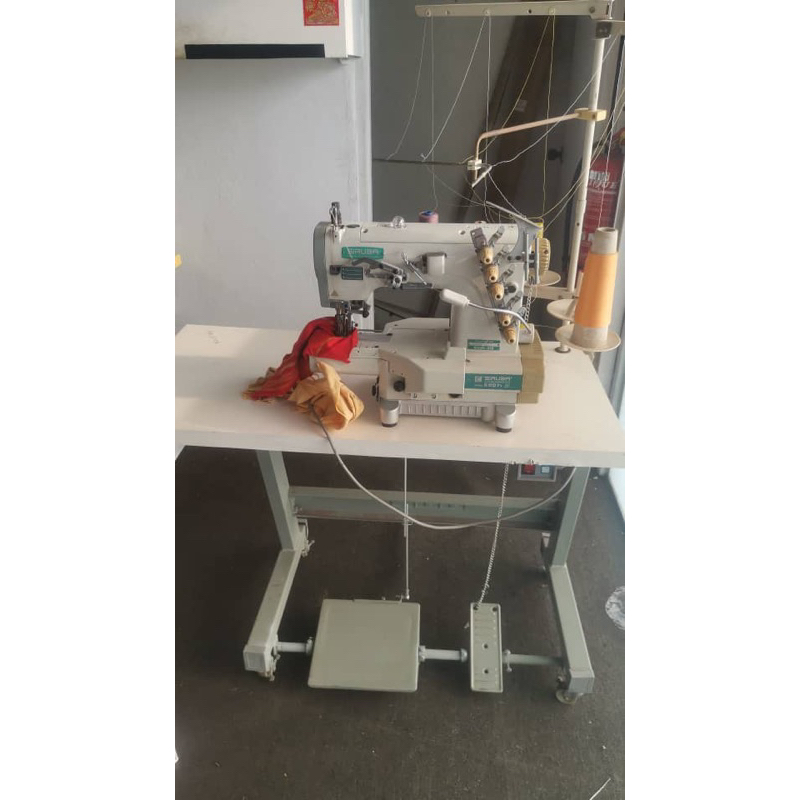 SIRUBA Mesin jahit interlock /coverstitch (second hand) Shopee Malaysia