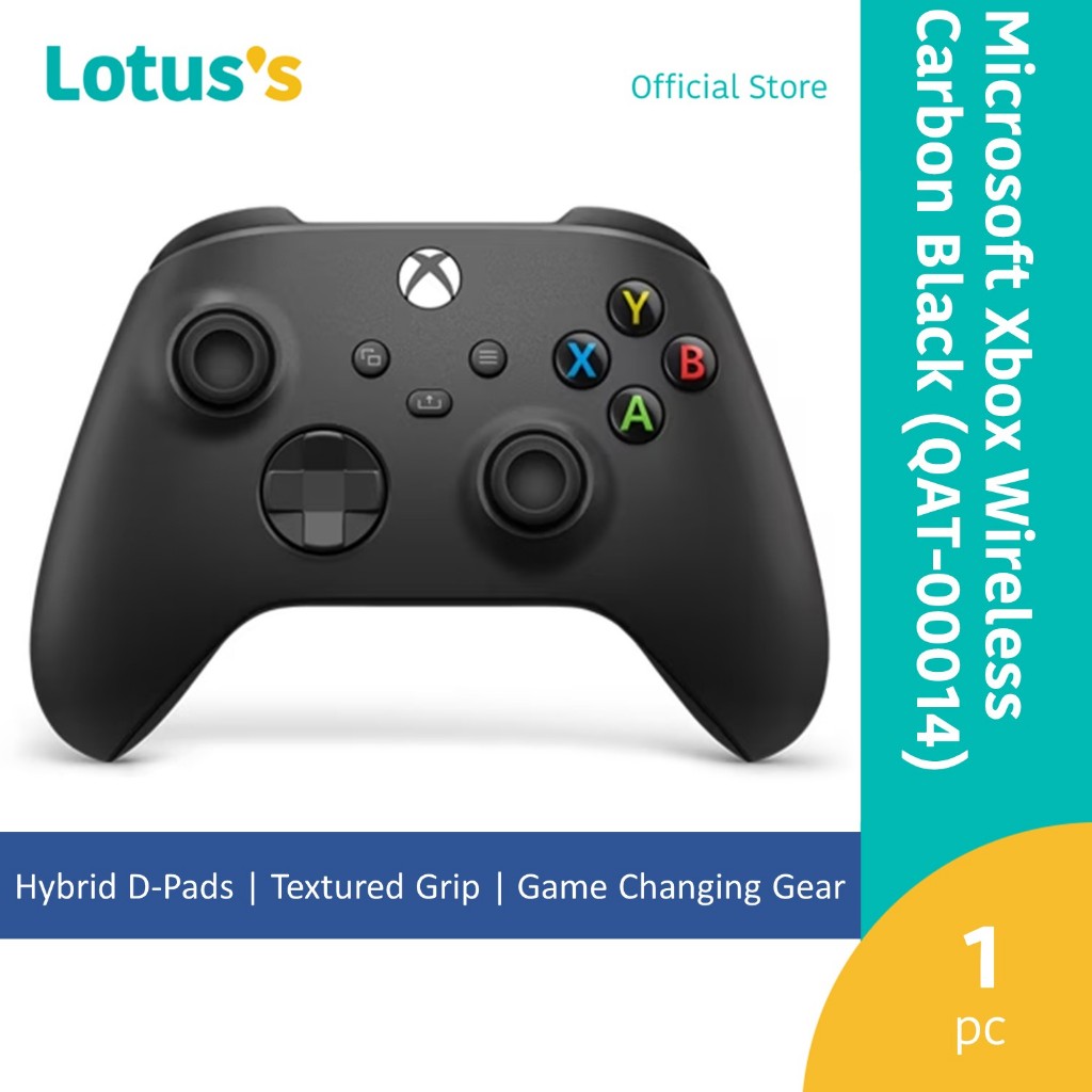 Controller Carbon Black Microsoft Wireless Controller For Xbox One