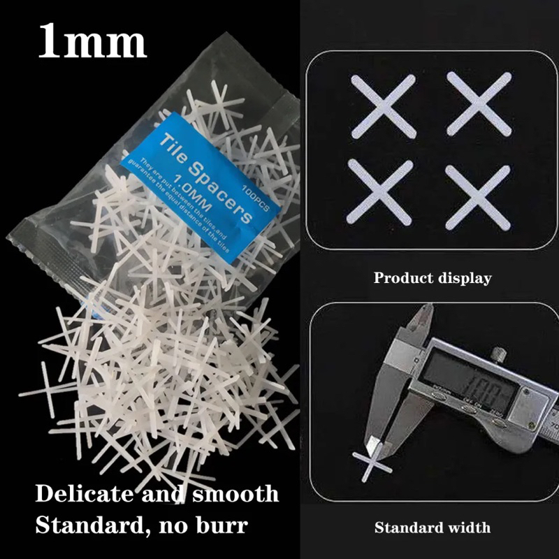 MGIE Tile Spacers 100pcs 500pcs Tiles Spacer Tile Cross Mosaic Spacer