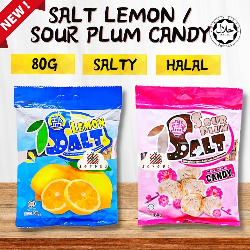 80g Salt Lemon Candy / Salt Sour Plum Candy | Shopee Malaysia