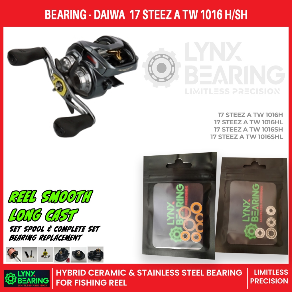 LYNX Bearing Daiwa 17 Steez A TW 1016 H/SH ceramic/stainless steel