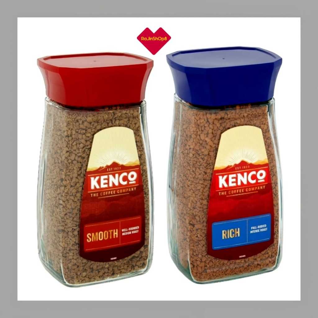 Kenco Smooth Well Rounded Medium Roast Instant Coffee 200g / Kenco Rich