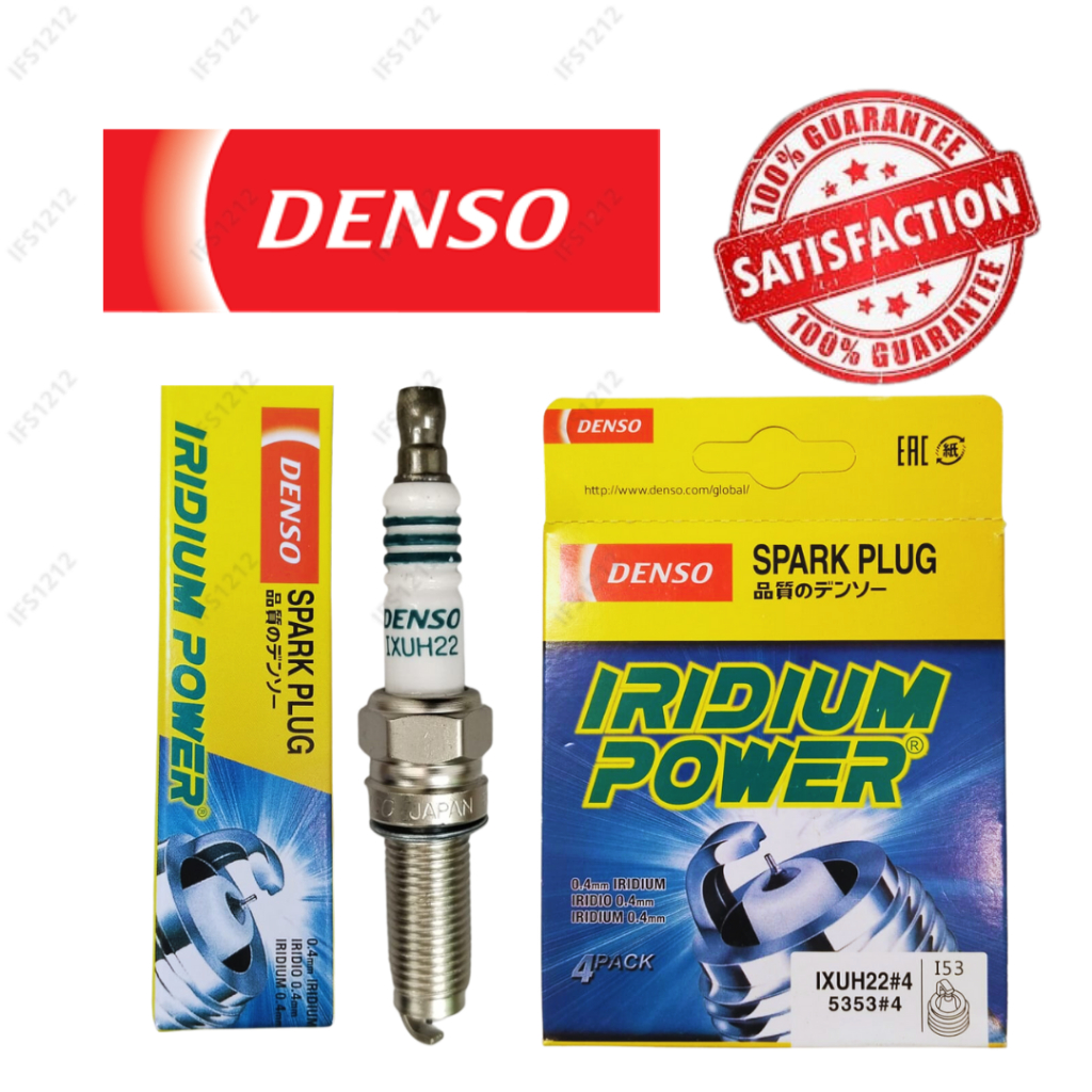 🇲🇾READY STOCK🔥 IXUH22 DENSO IRIDIUM PLUG AXIA BEZZA 1.0 KIA RIO FORTE ...