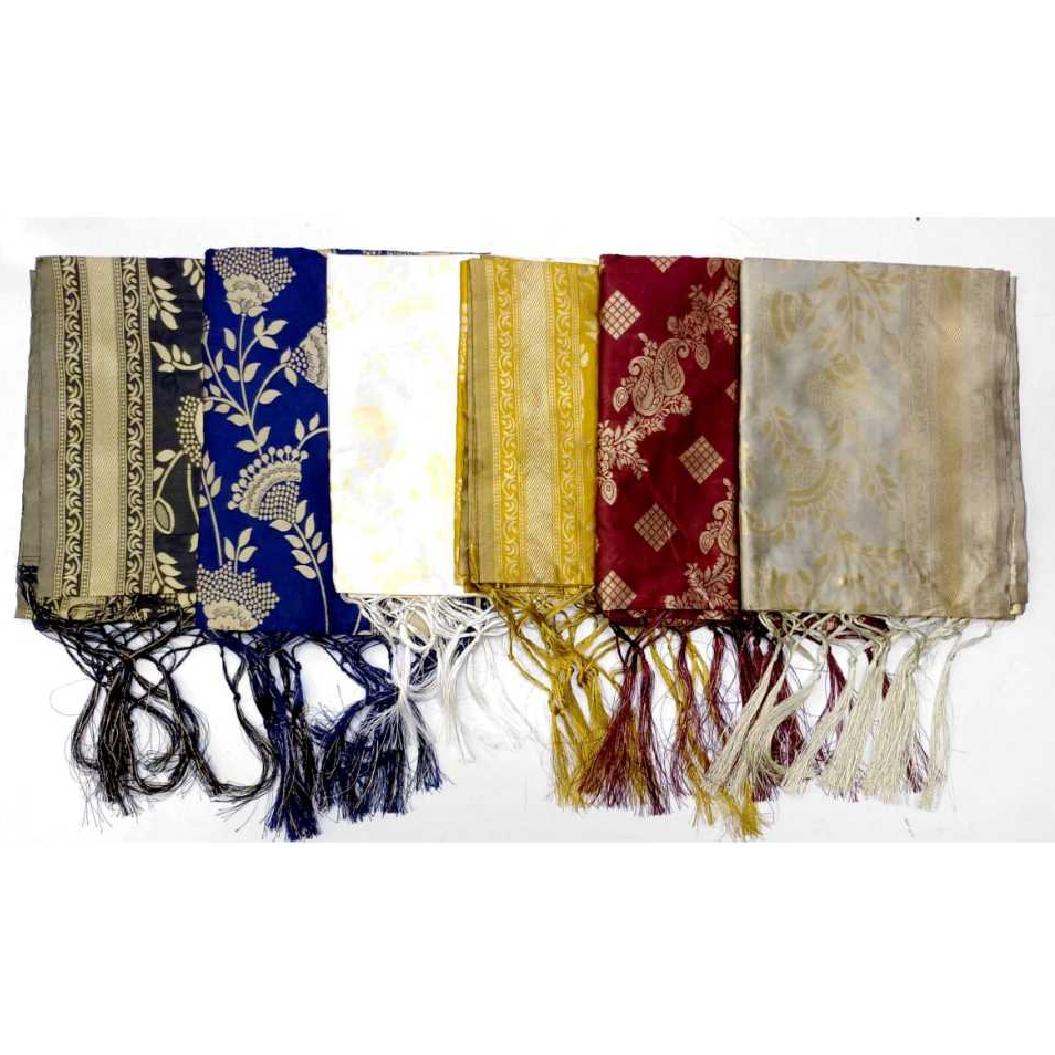 BANARAS PATTU SHAWL DESIGN - 6COLOUR | Shopee Malaysia