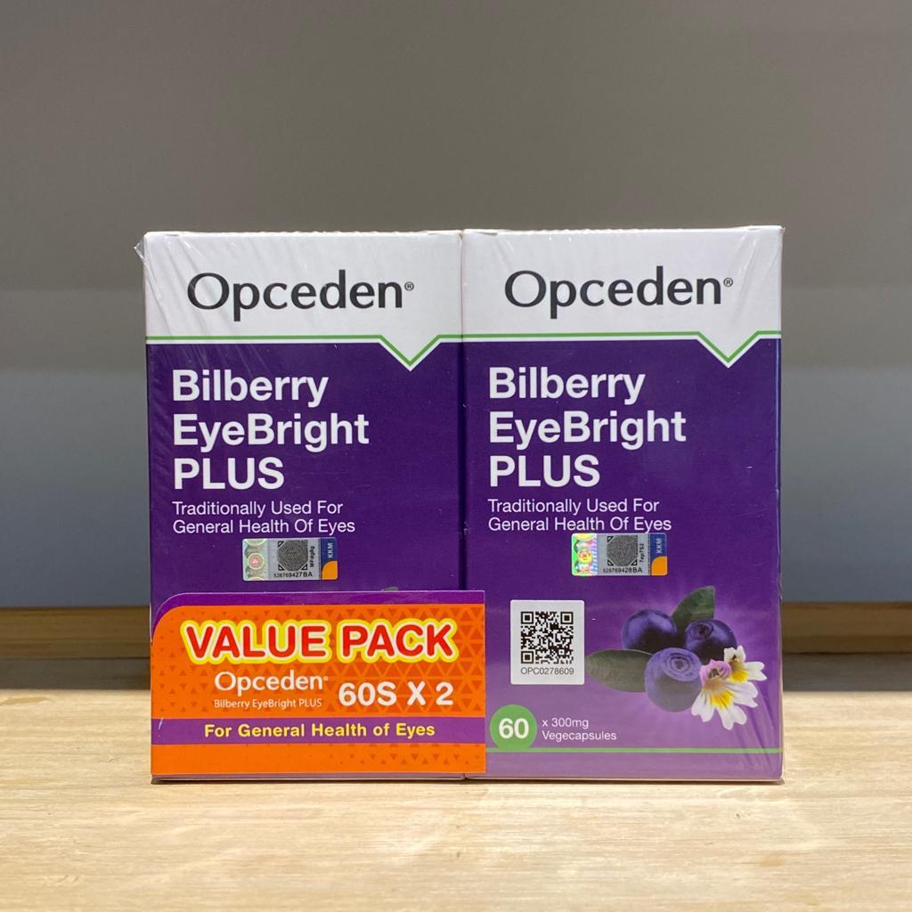 Opceden Bilberry EyeBright PLUS (60 x300mg vegecapsules) Shopee Malaysia