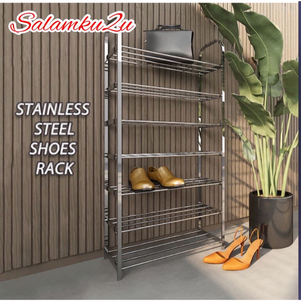 Multi Layer Stainless Steel Shoes Rack / Flower Rack / Indoor Outdoor ...