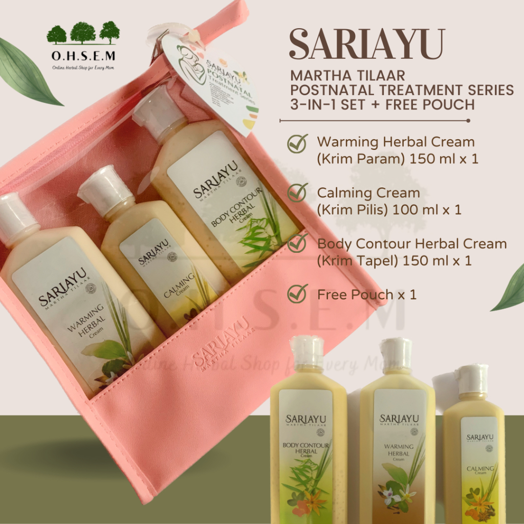 Original Sariayu Set Bersalin Set Berpantang Tapel Param Pilis Minyak Telon